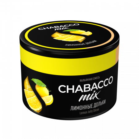 Бестабачная смесь Chabacco Mix MEDIUM 40 гр - Lemon Jelly Slices (Лимонные дольки)
