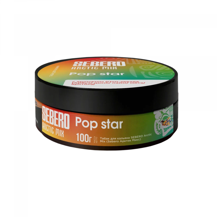 Табак Sebero Arctic Mix - Pop Star (Арбуз, Дыня, Лайм, Мята, Арктик) 100 гр