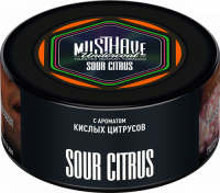 Табак MustHave - Sour Citrus (Кислый цитрус) 25 гр