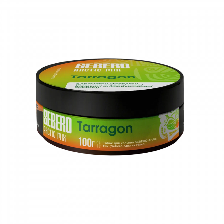 Табак Sebero Arctic Mix - Tarragon (Базилик-огурец, Кола, Абрикос, Клубника-банан, Арктик) 100 гр