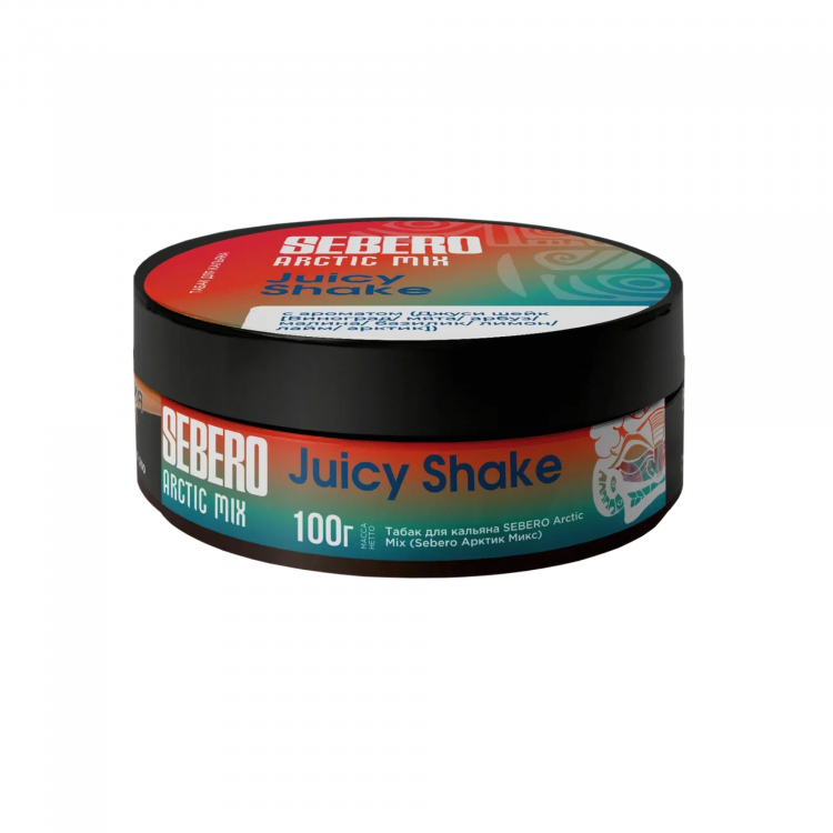 Табак Sebero Arctic Mix - Juicy Shake (Виноград, Мята, Арбуз, Малина, Базилик, Лимон, Лайм, Арктик) 100 гр